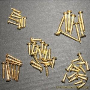 54 ASSORTED ELECTRIC GUITAR SCREWS GOLD